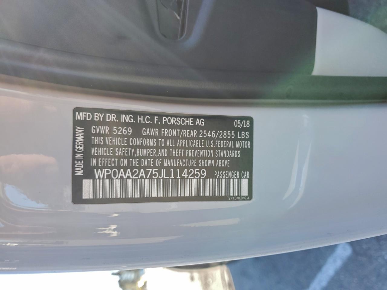 2018 PORSCHE PANAMERA 4 photo 23