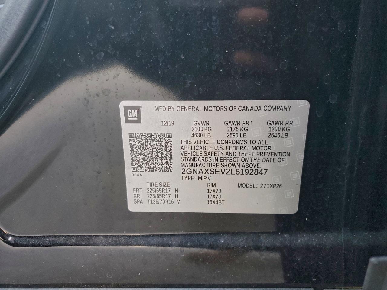 2020 CHEVROLET EQUINOX LS photo 34