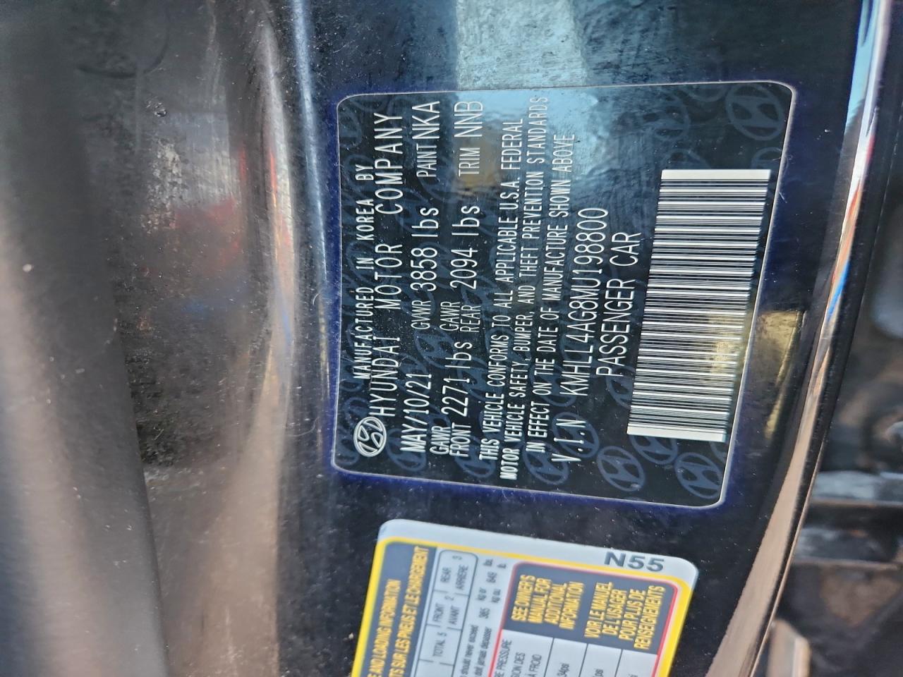 2021 HYUNDAI ELANTRA SE photo 25