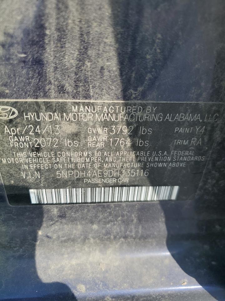 2013 HYUNDAI ELANTRA GLS photo 23