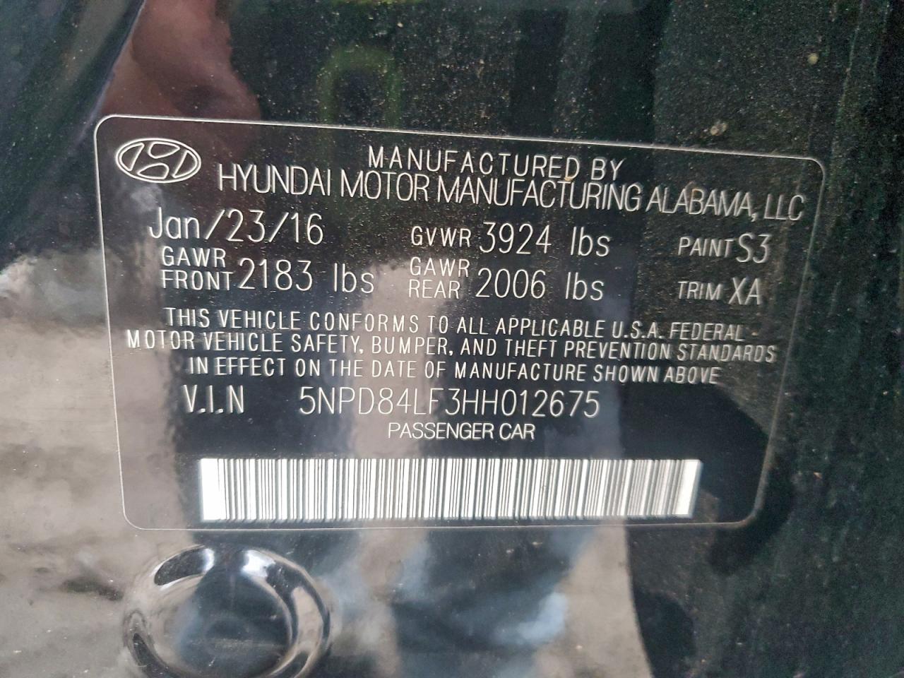 2017 HYUNDAI ELANTRA SE photo 37