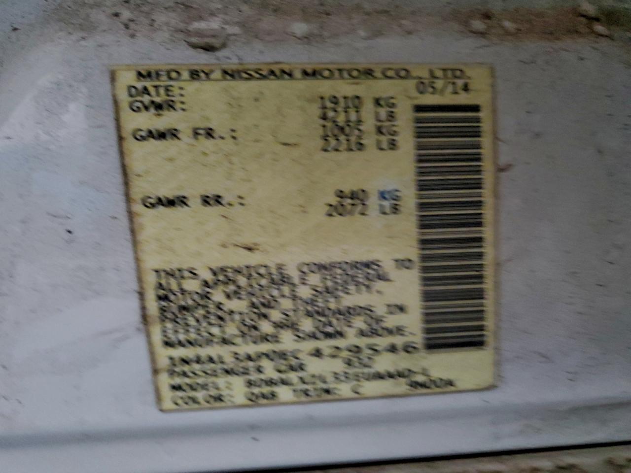 2014 NISSAN ALTIMA 2.5 photo 23