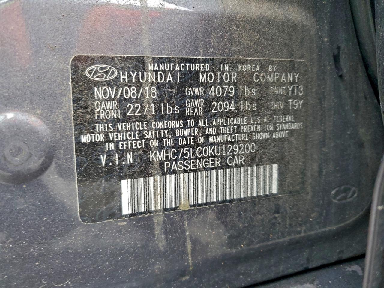 2019 HYUNDAI IONIQ SEL photo 23