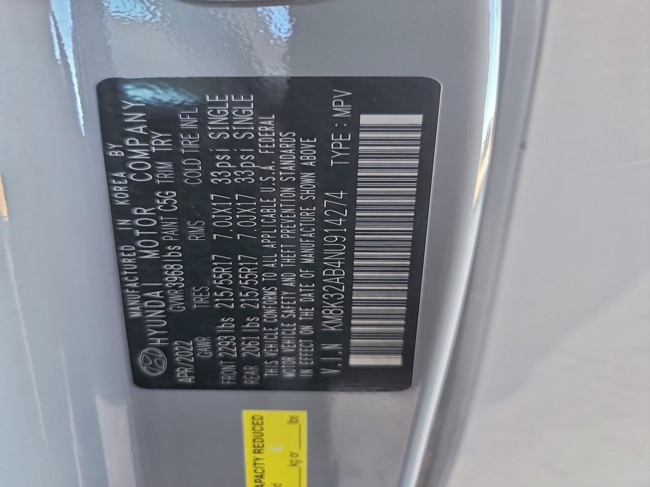 2022 HYUNDAI KONA SEL photo 27
