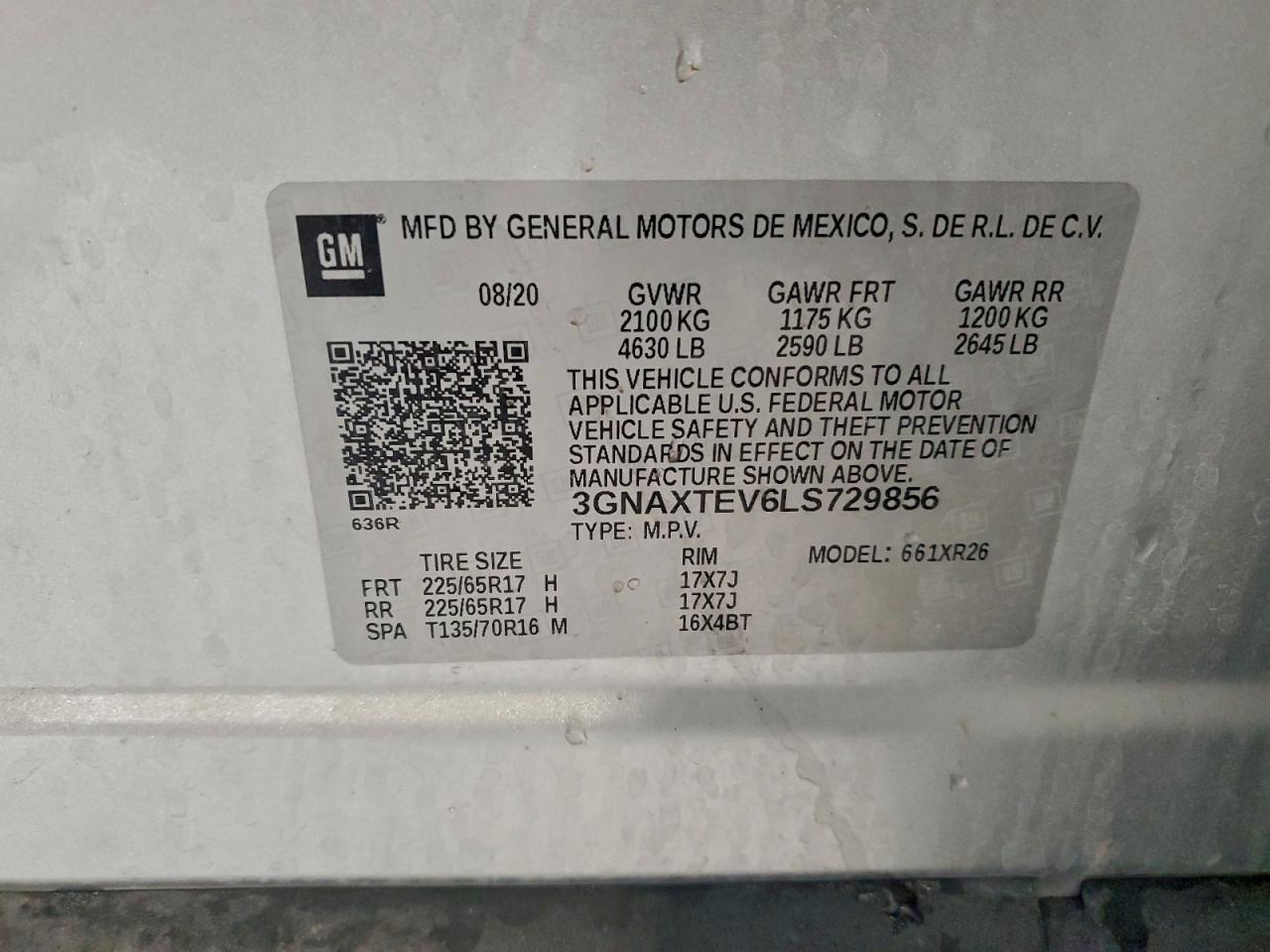2020 CHEVROLET EQUINOX LT photo 40