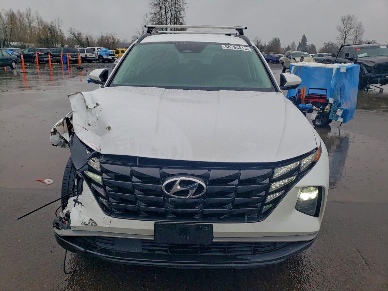 2024 HYUNDAI TUCSON BLUE photo 5