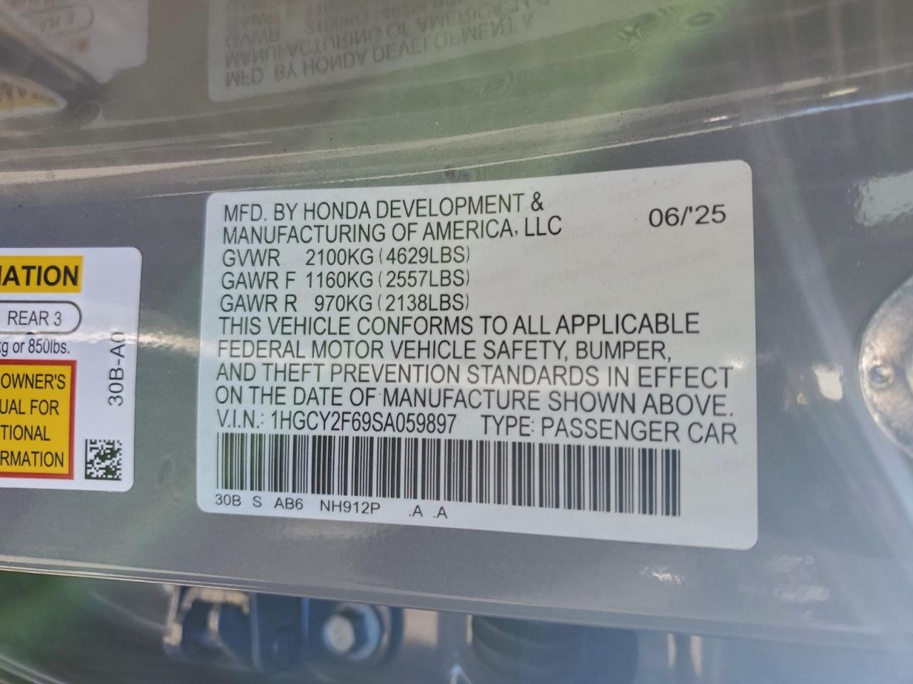2025 HONDA ACCORD HYBRID EXL photo 23