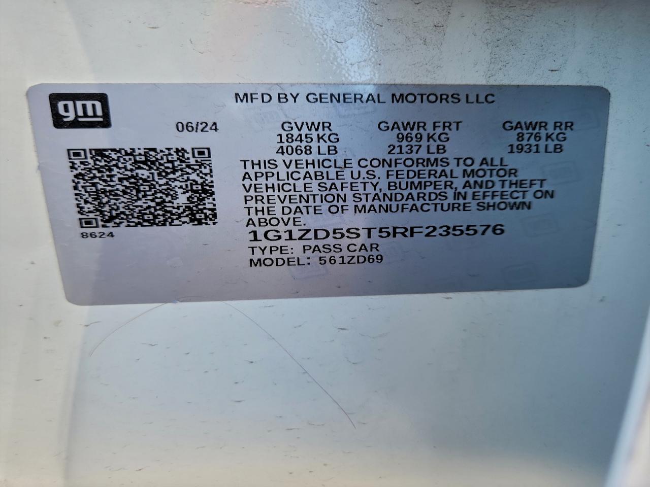 2024 CHEVROLET MALIBU LT photo 25