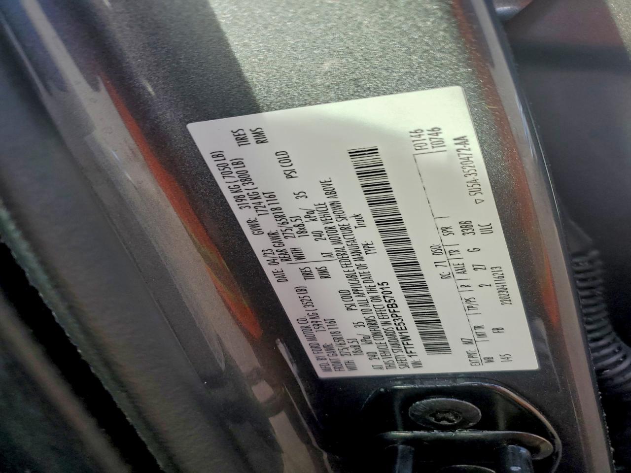 2023 FORD F150 SUPERCREW photo 34