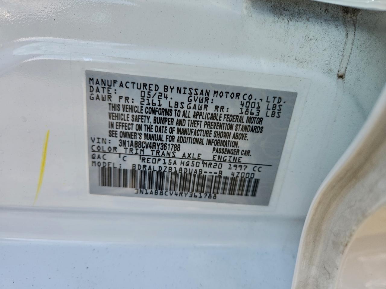 2024 NISSAN SENTRA SV photo 34