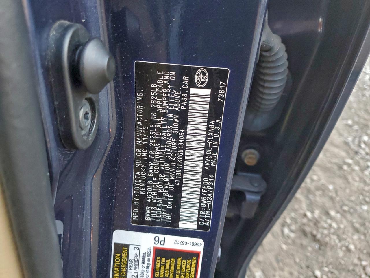 2016 TOYOTA CAMRY photo 23