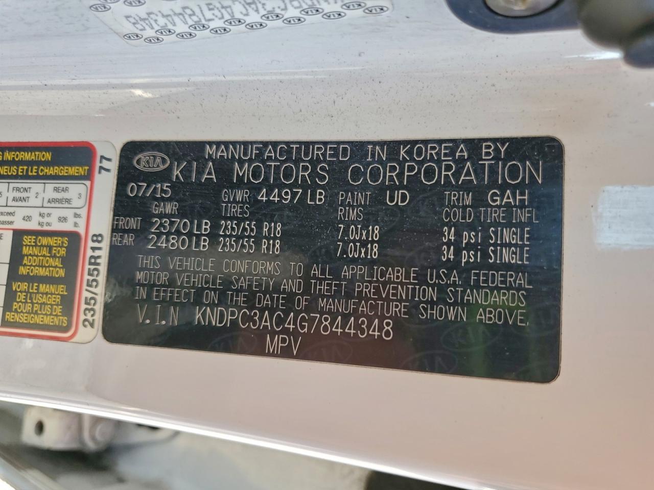 2016 KIA SPORTAGE EX photo 40