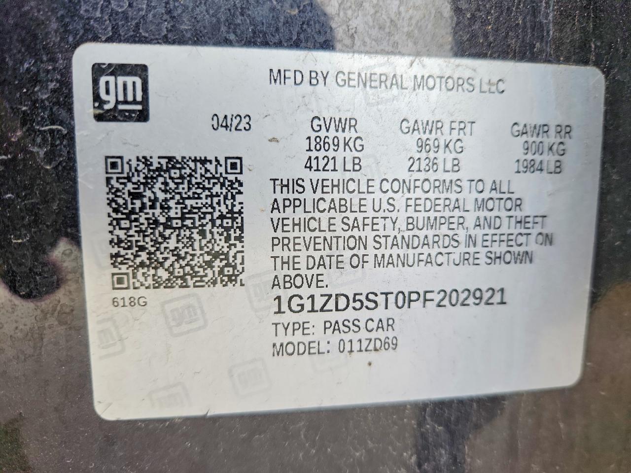 2023 CHEVROLET MALIBU LT photo 25