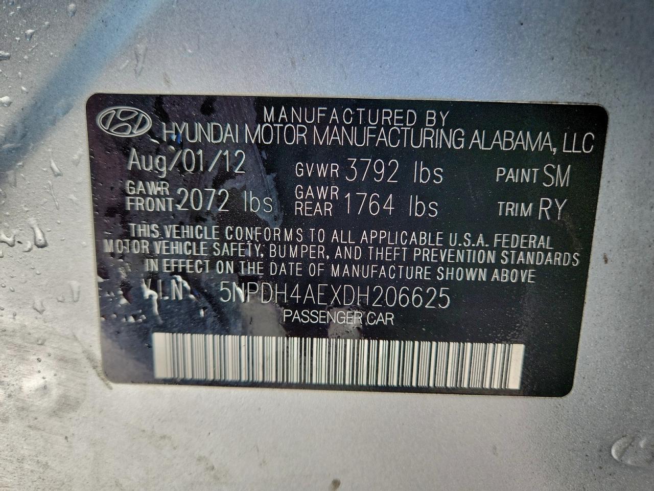 2013 HYUNDAI ELANTRA LIMITED photo 34