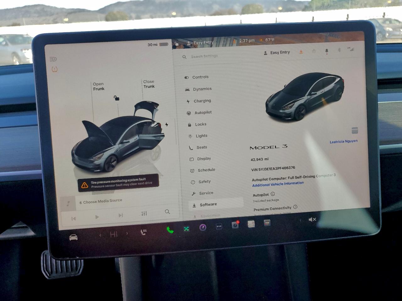 2023 TESLA MODEL 3 photo 9