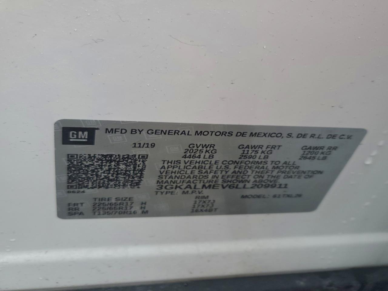 2020 GMC TERRAIN SLE photo 13