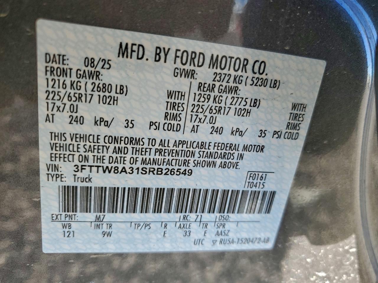 2025 FORD MAVERICK XL photo 25
