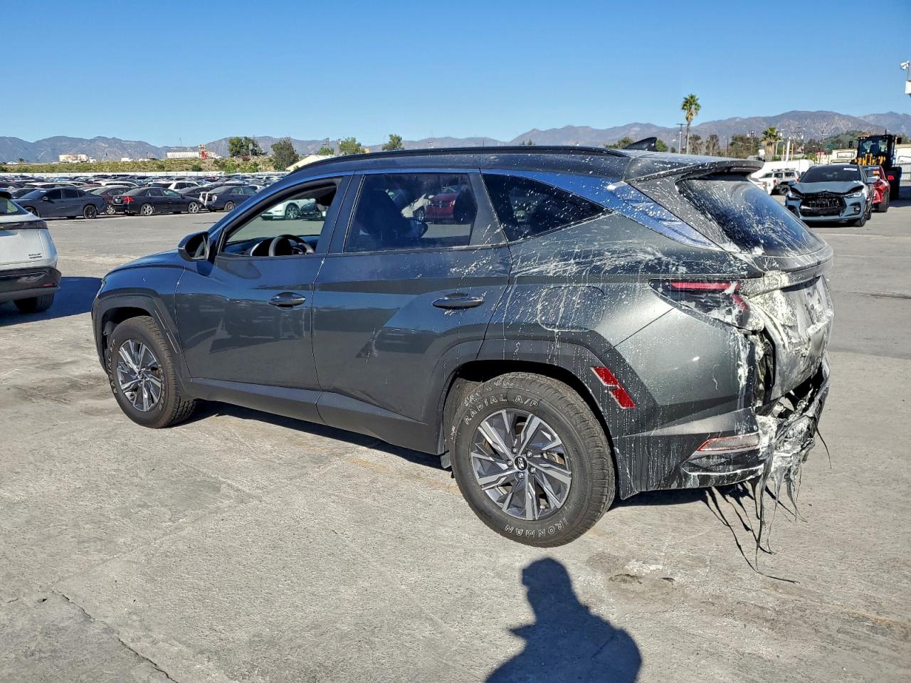 2023 HYUNDAI TUCSON BLUE photo 2