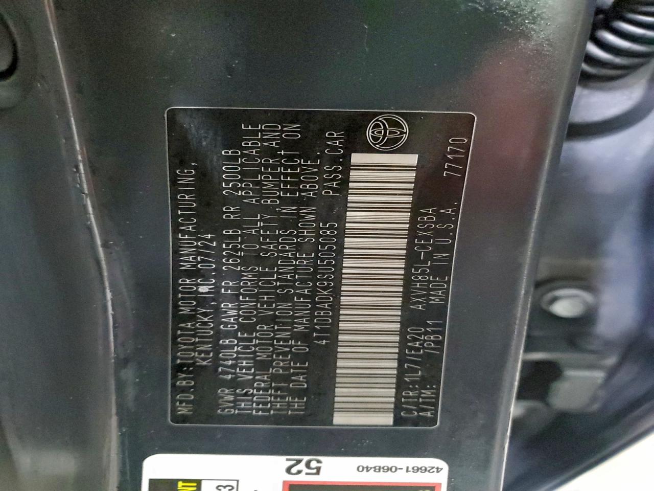 2025 TOYOTA CAMRY XSE photo 12