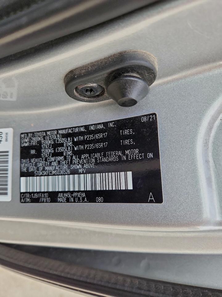 2021 TOYOTA SIENNA photo 13