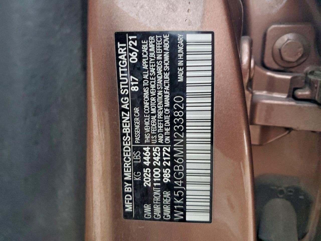 2021 MERCEDES-BENZ CLA 250 photo 25