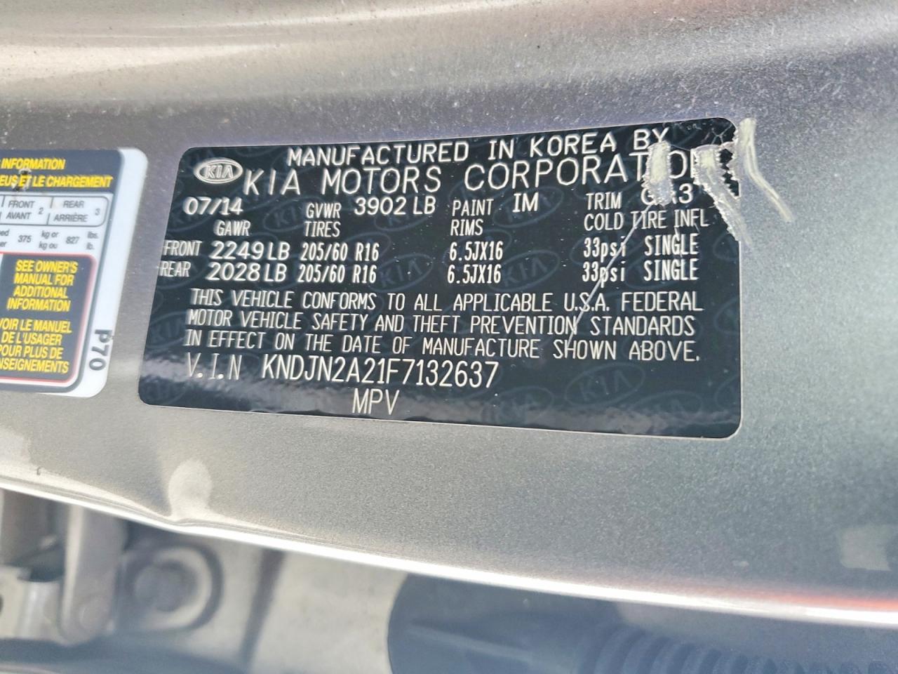 2015 KIA SOUL photo 25