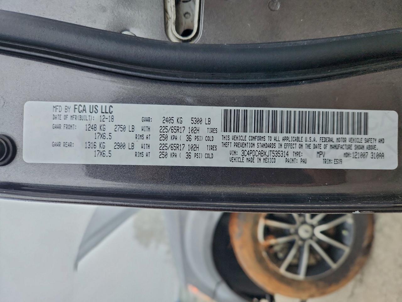 2018 DODGE JOURNEY SE photo 40