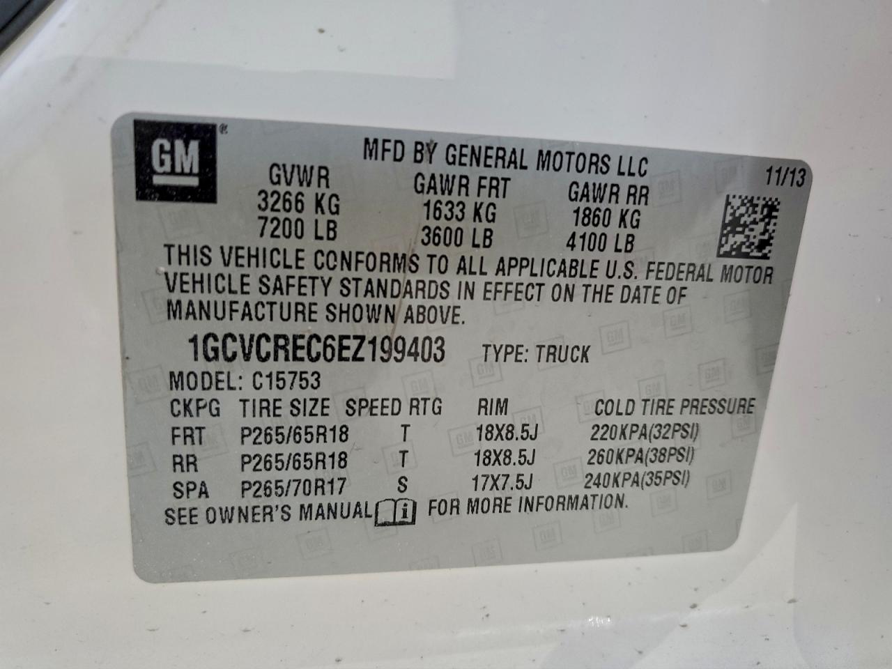 2014 CHEVROLET SILVERADO C1500 LT photo 12