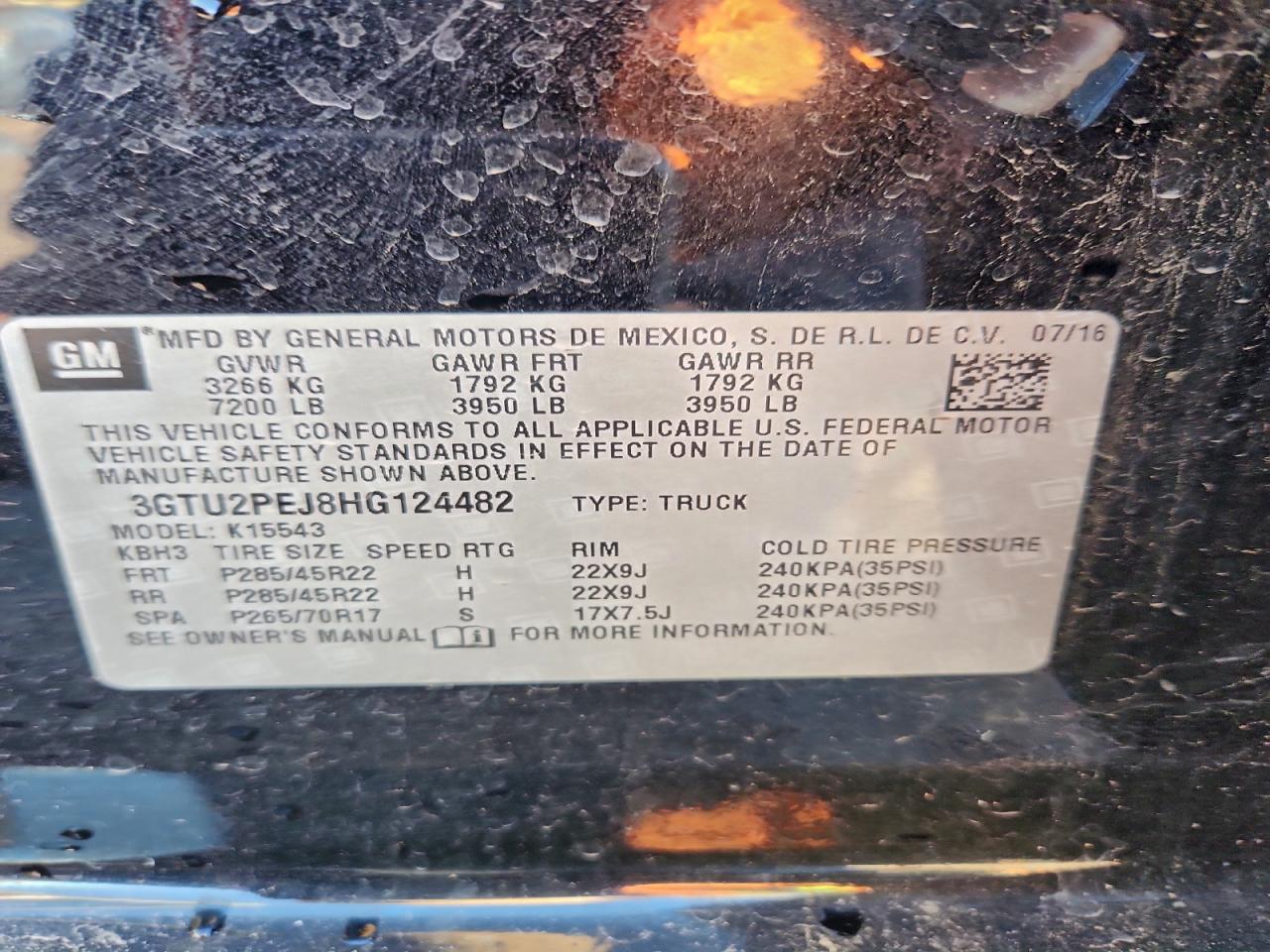 2017 GMC SIERRA K1500 DENALI photo 12