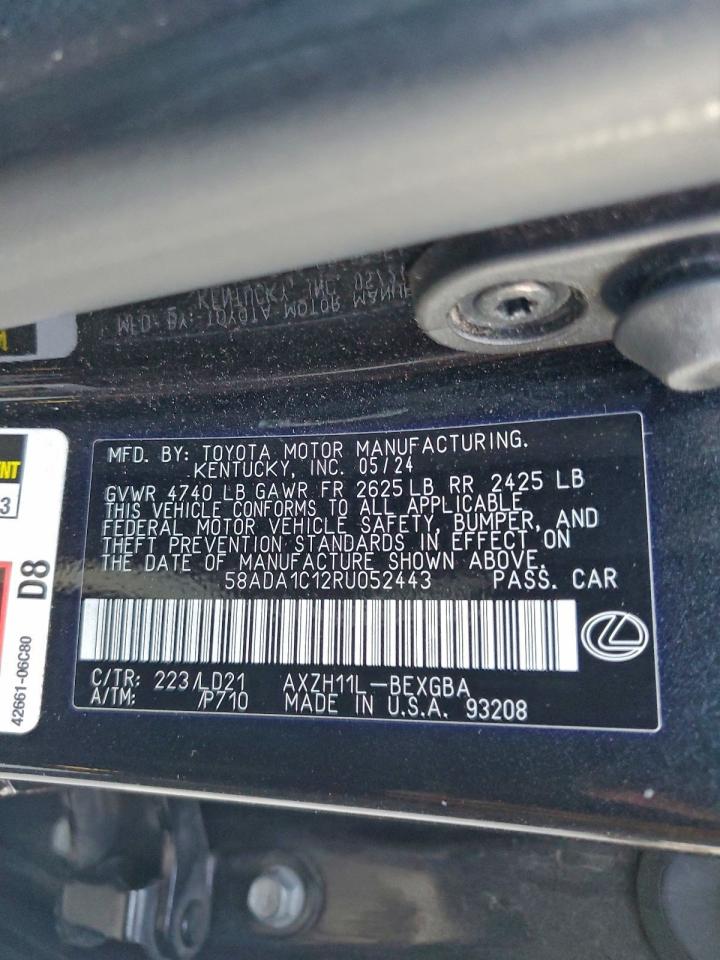 2024 LEXUS ES 300H BASE photo 12