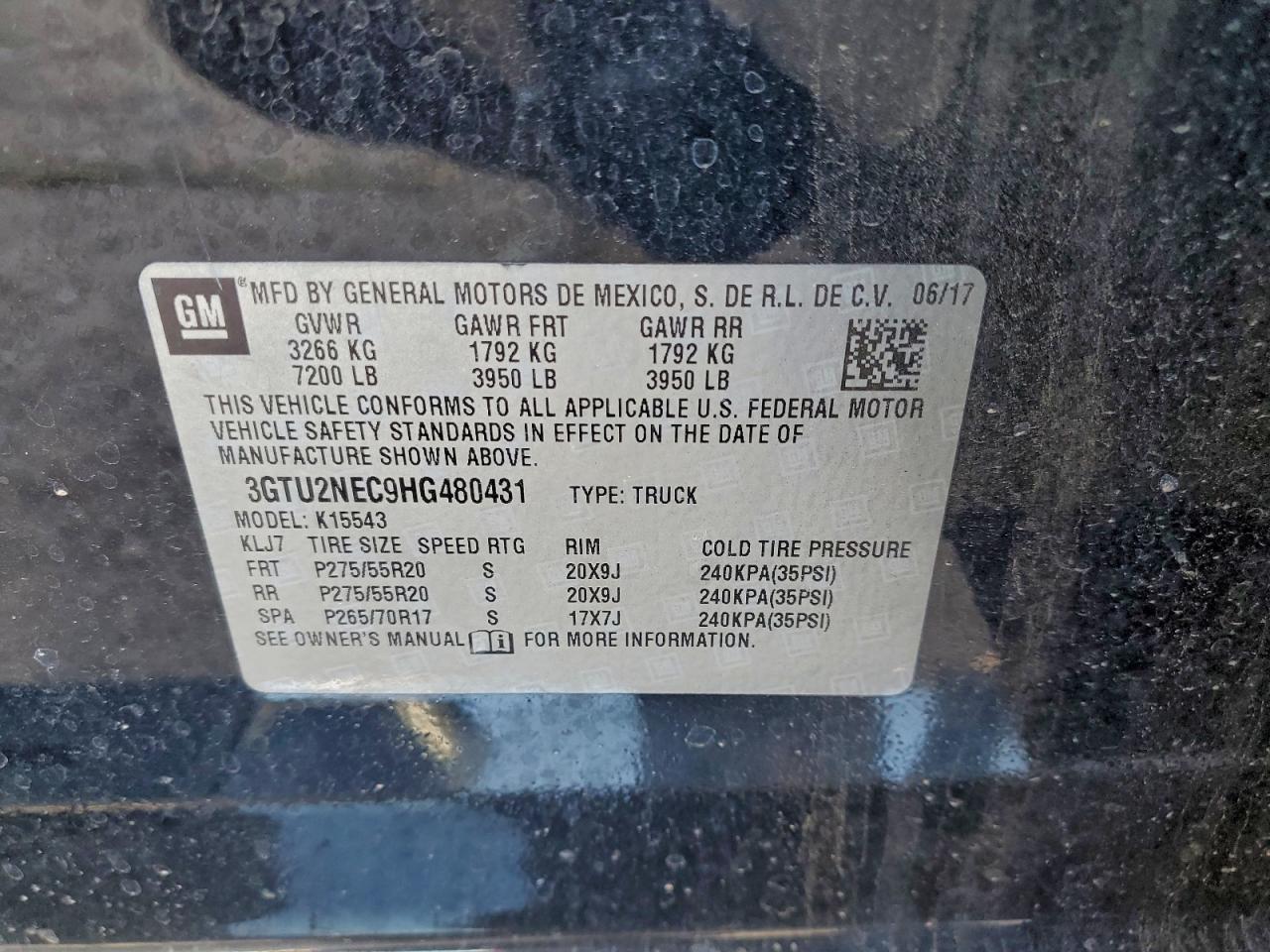 2017 GMC SIERRA K1500 SLT photo 13
