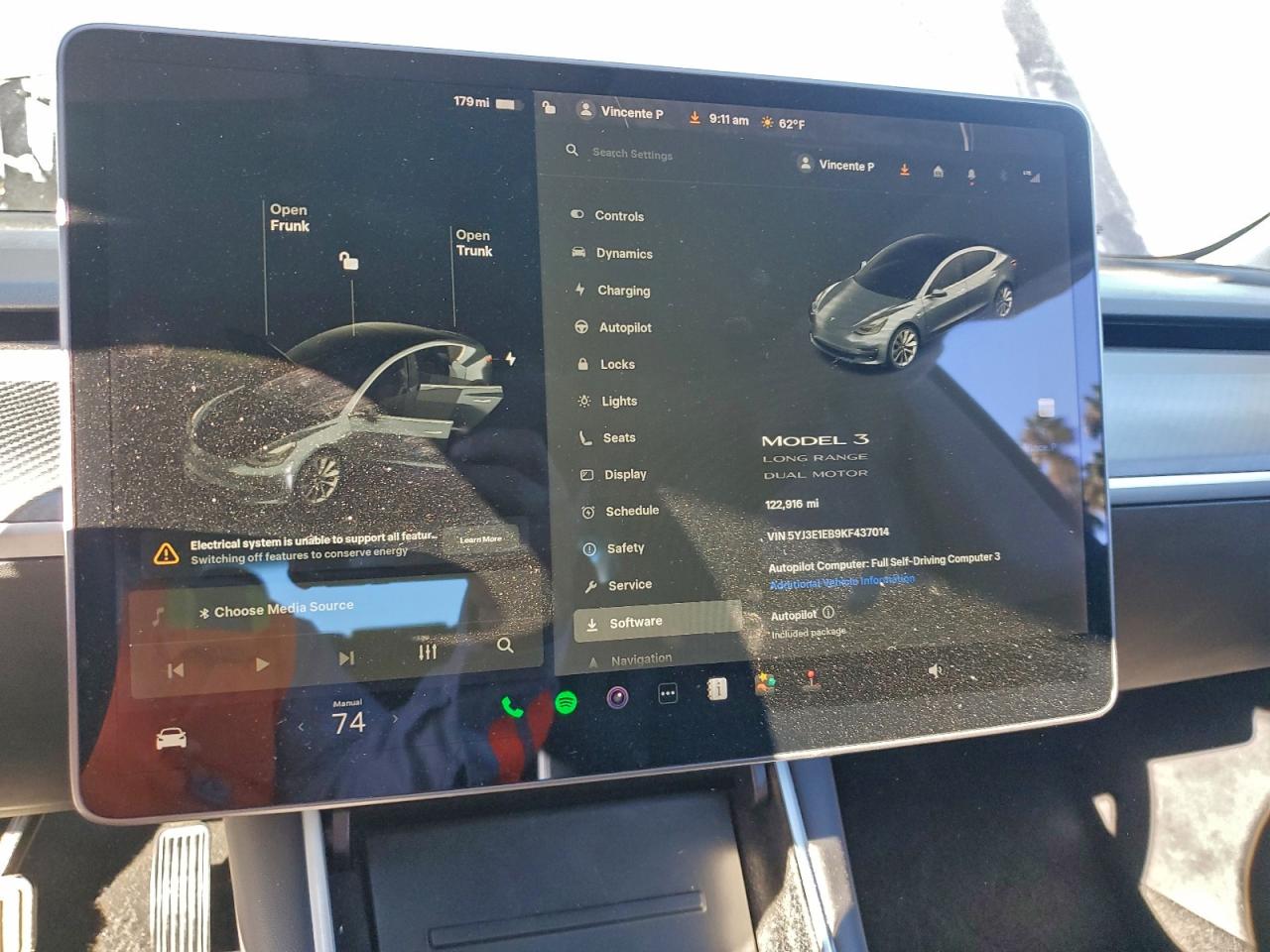 2019 TESLA MODEL 3 photo 17
