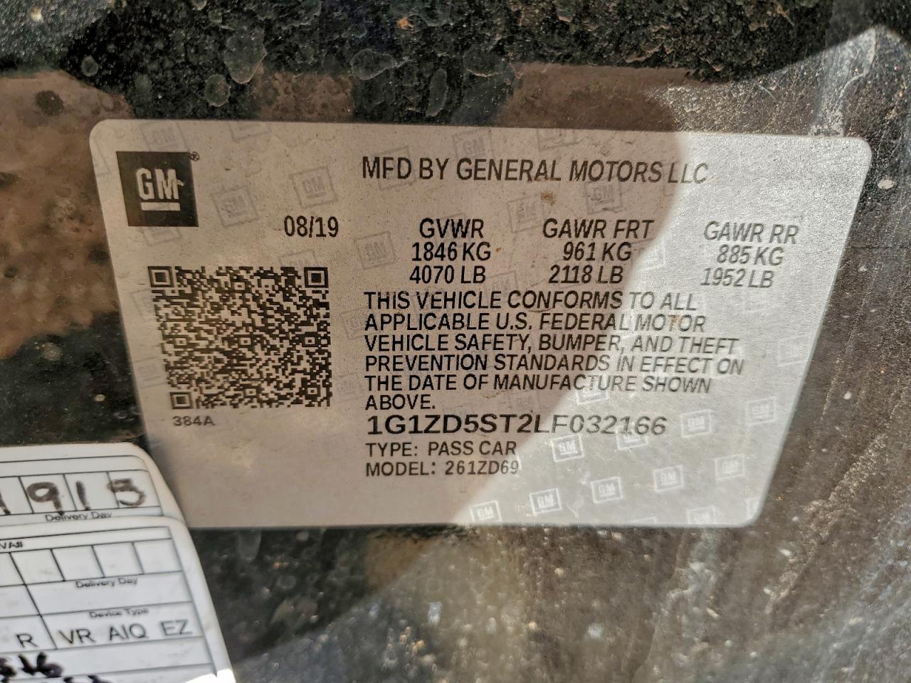 2020 CHEVROLET MALIBU LT photo 23
