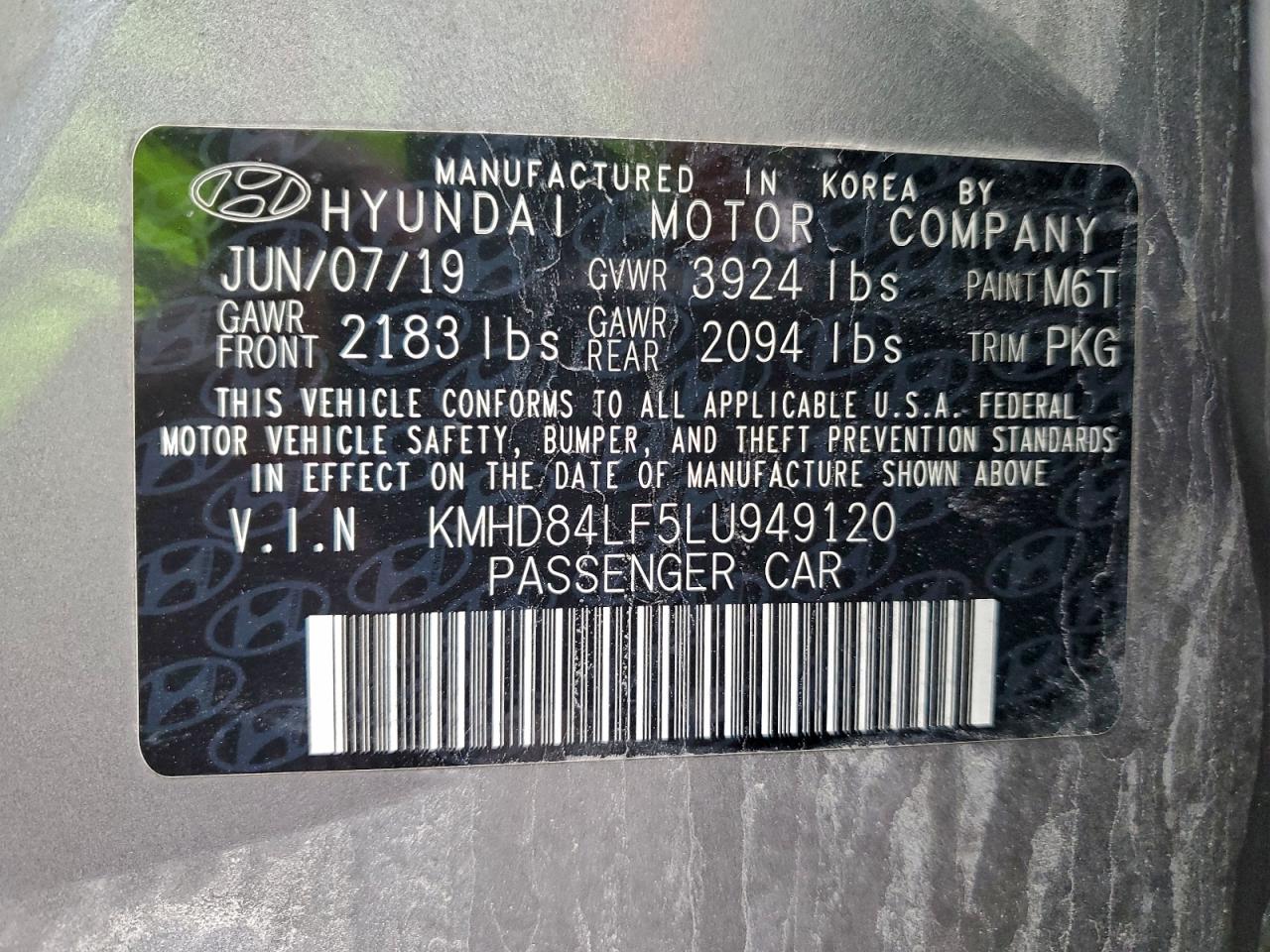 2020 HYUNDAI ELANTRA SEL photo 23