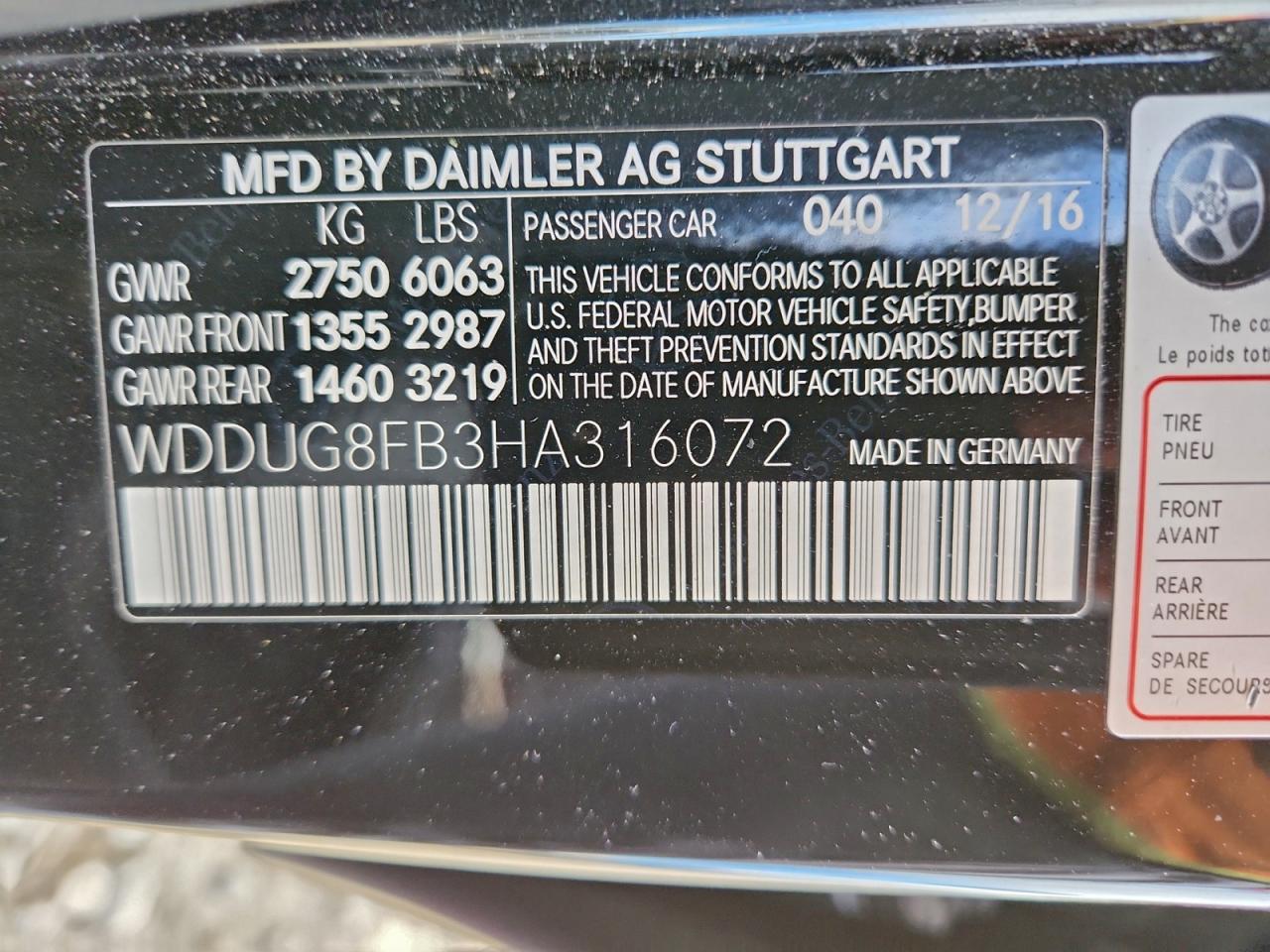 2017 MERCEDES-BENZ S 550 4MATIC photo 37