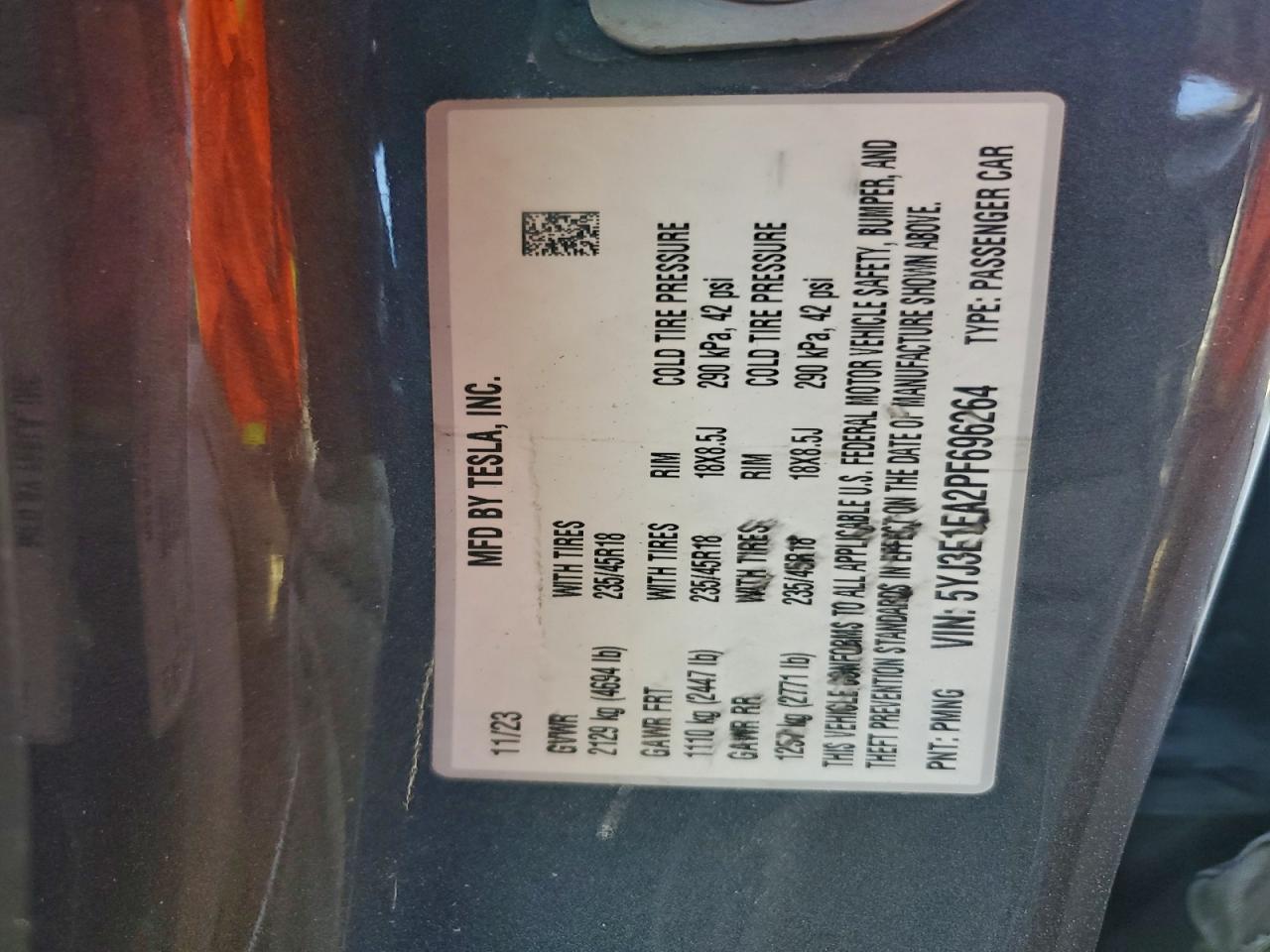 2023 TESLA MODEL 3 photo 40