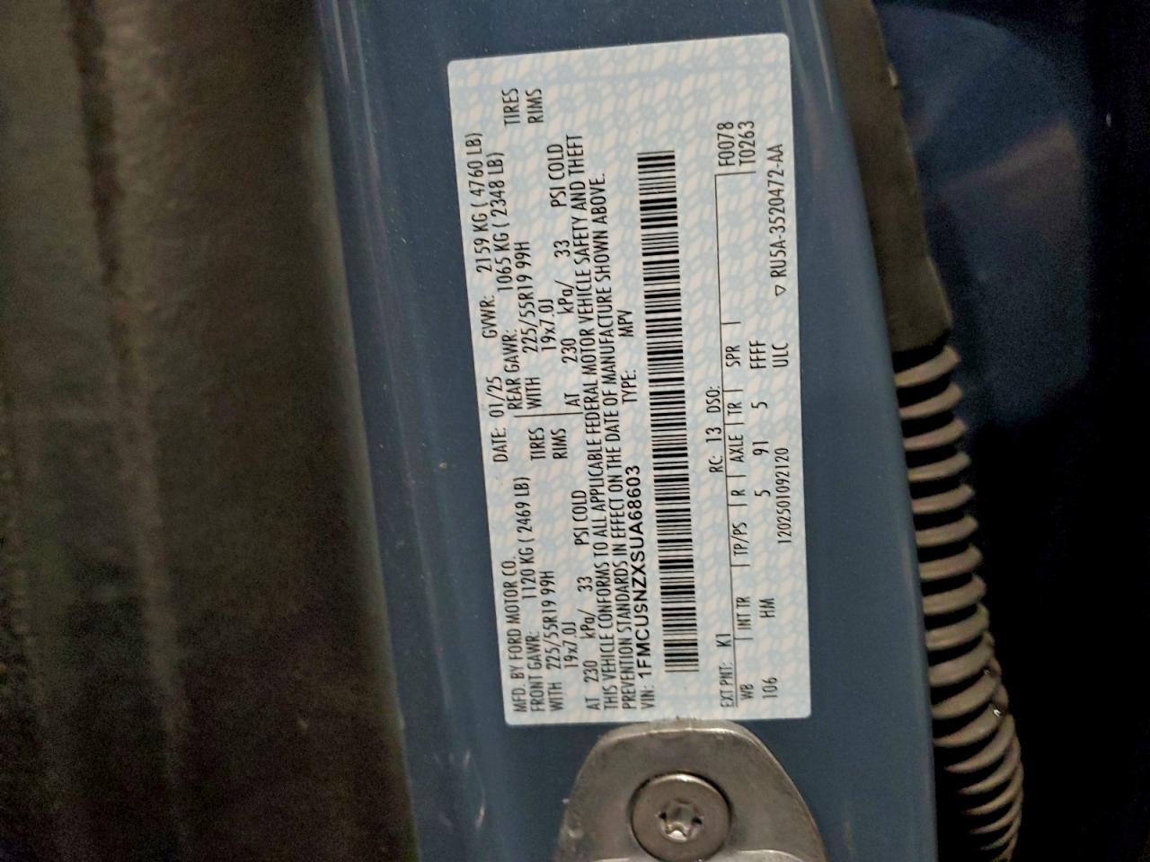2025 FORD ESCAPE ST LINE SELECT photo 25