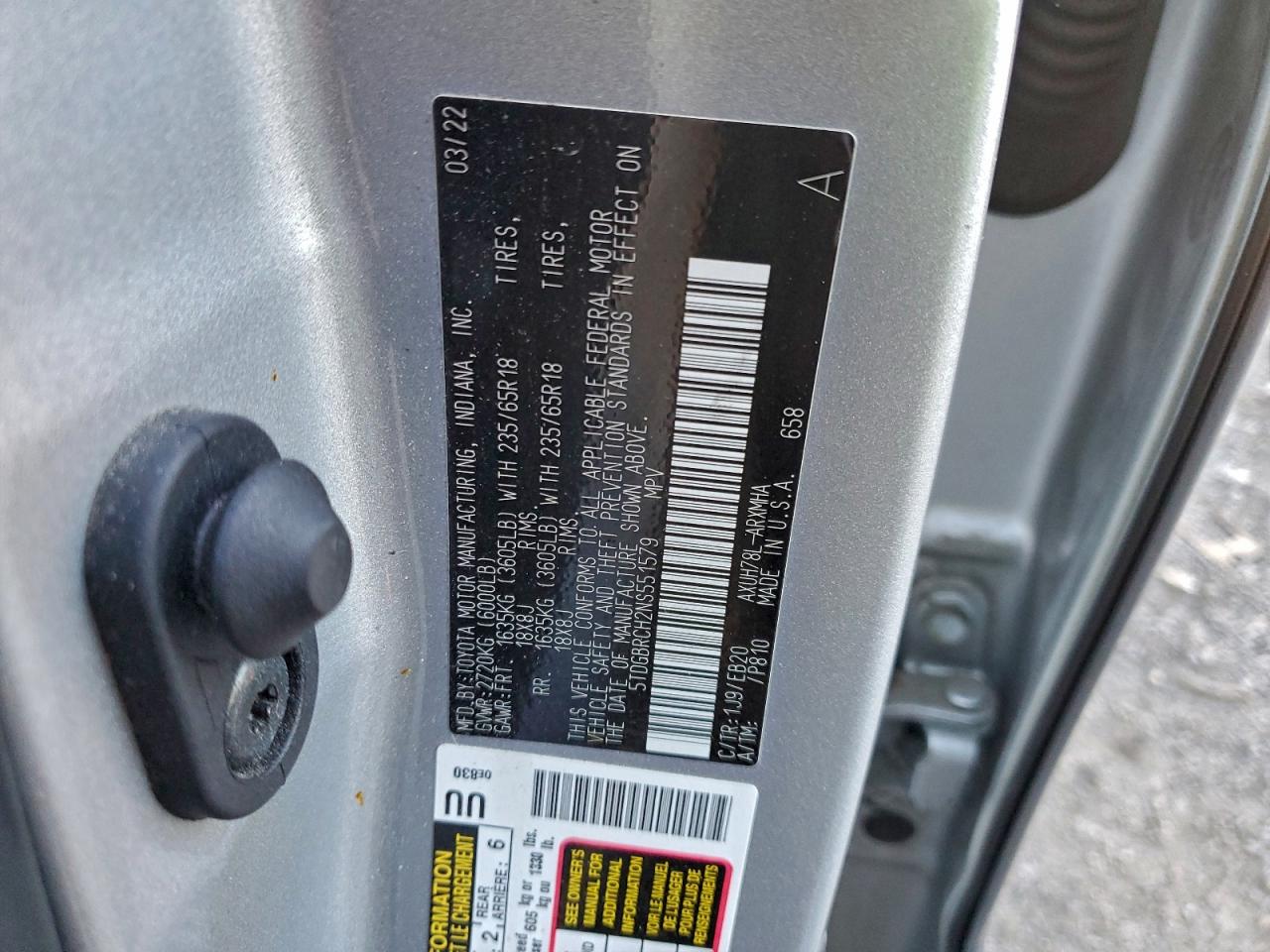 2022 TOYOTA HIGHLANDER HYBRID XLE photo 25
