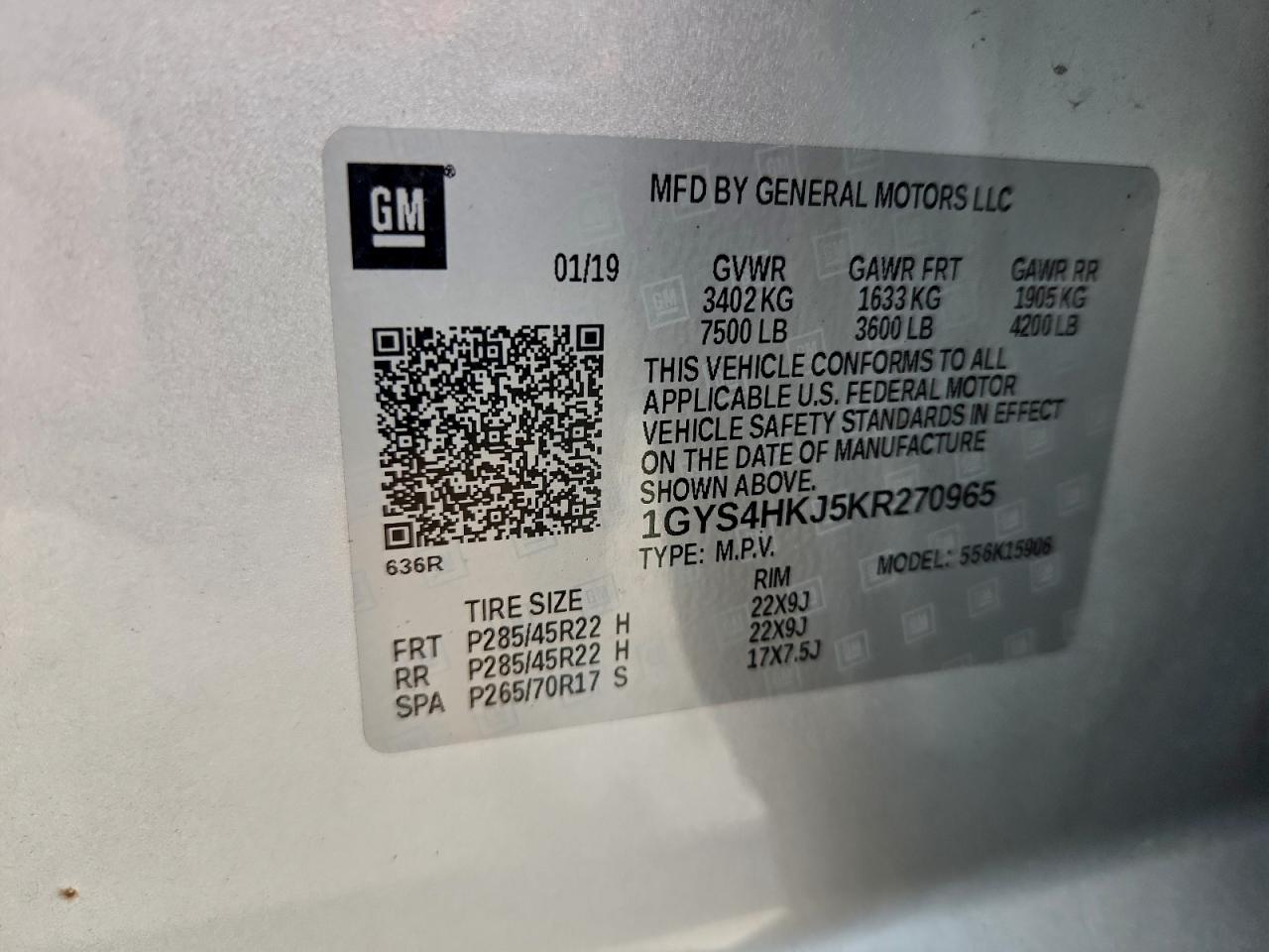 2019 CADILLAC ESCALADE ESV LUXURY photo 27