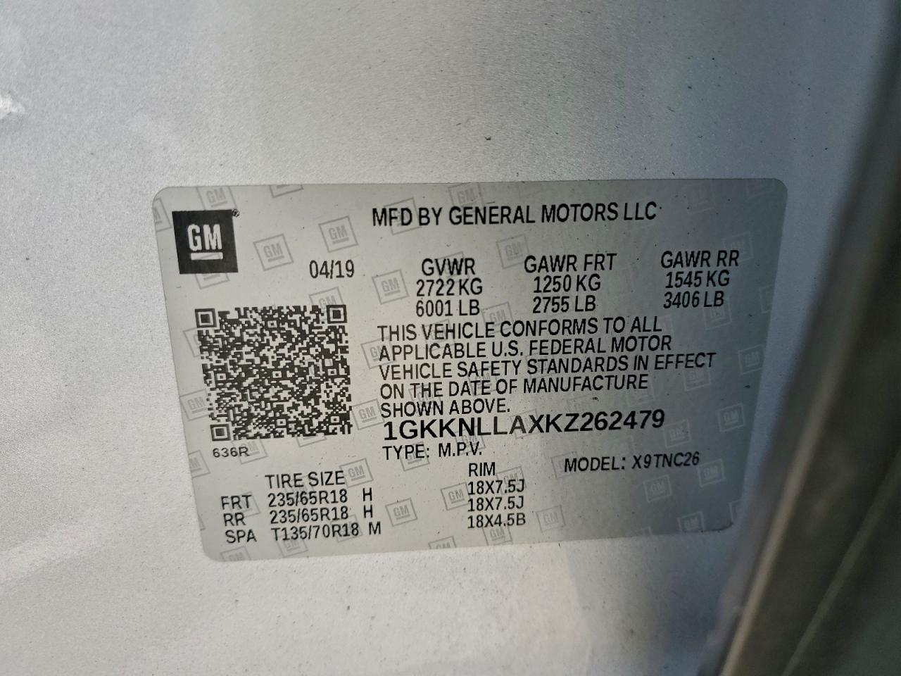 2019 GMC ACADIA SLE photo 40