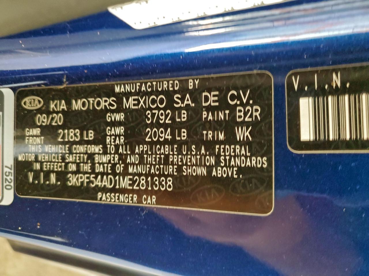 2021 KIA FORTE EX photo 13