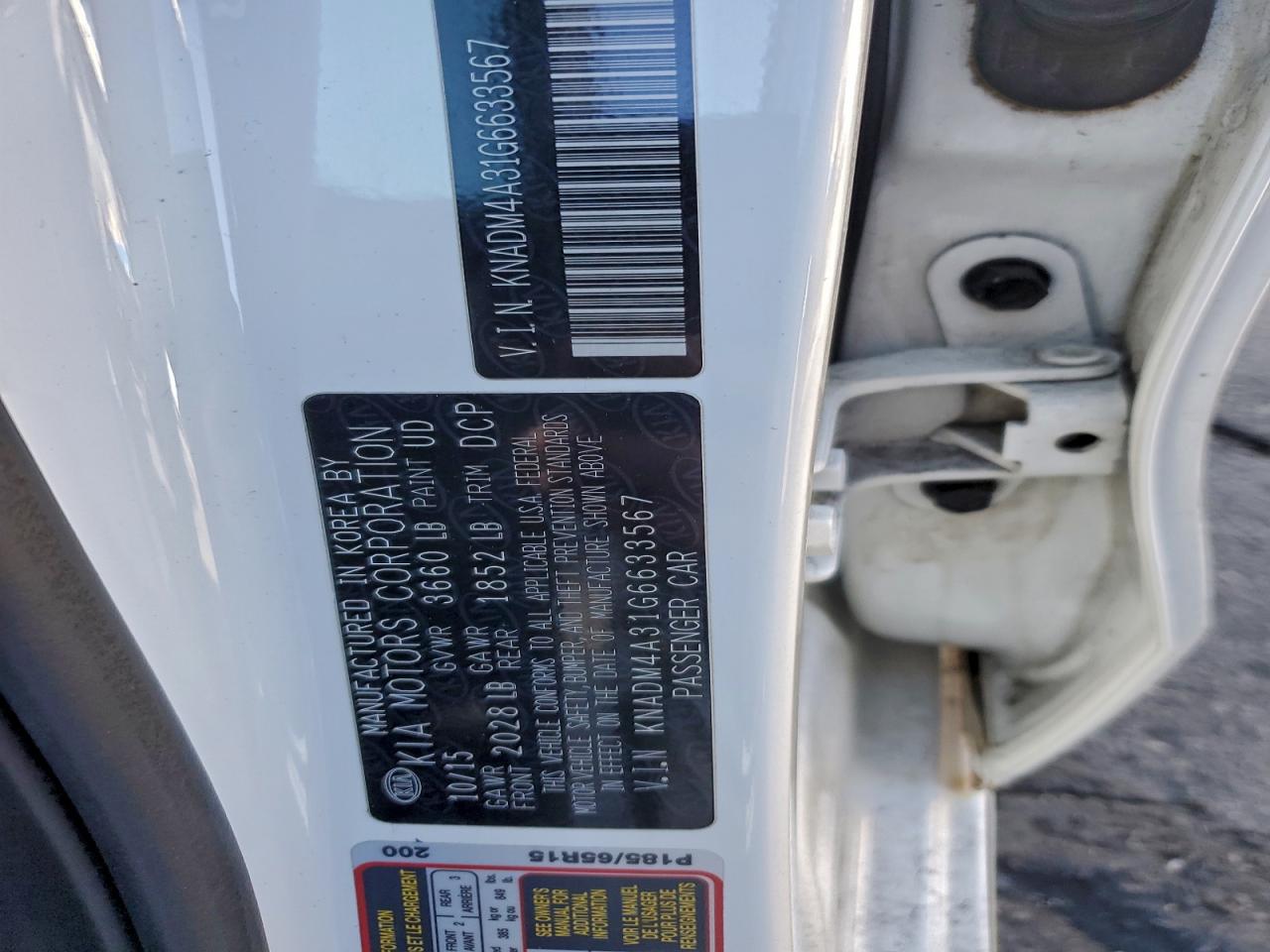 2016 KIA RIO LX photo 13