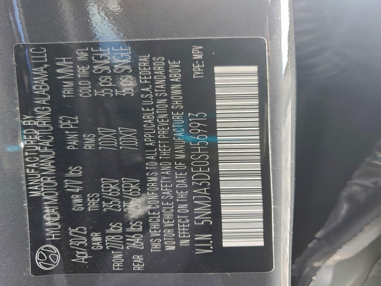 2025 HYUNDAI TUCSON SE photo 12