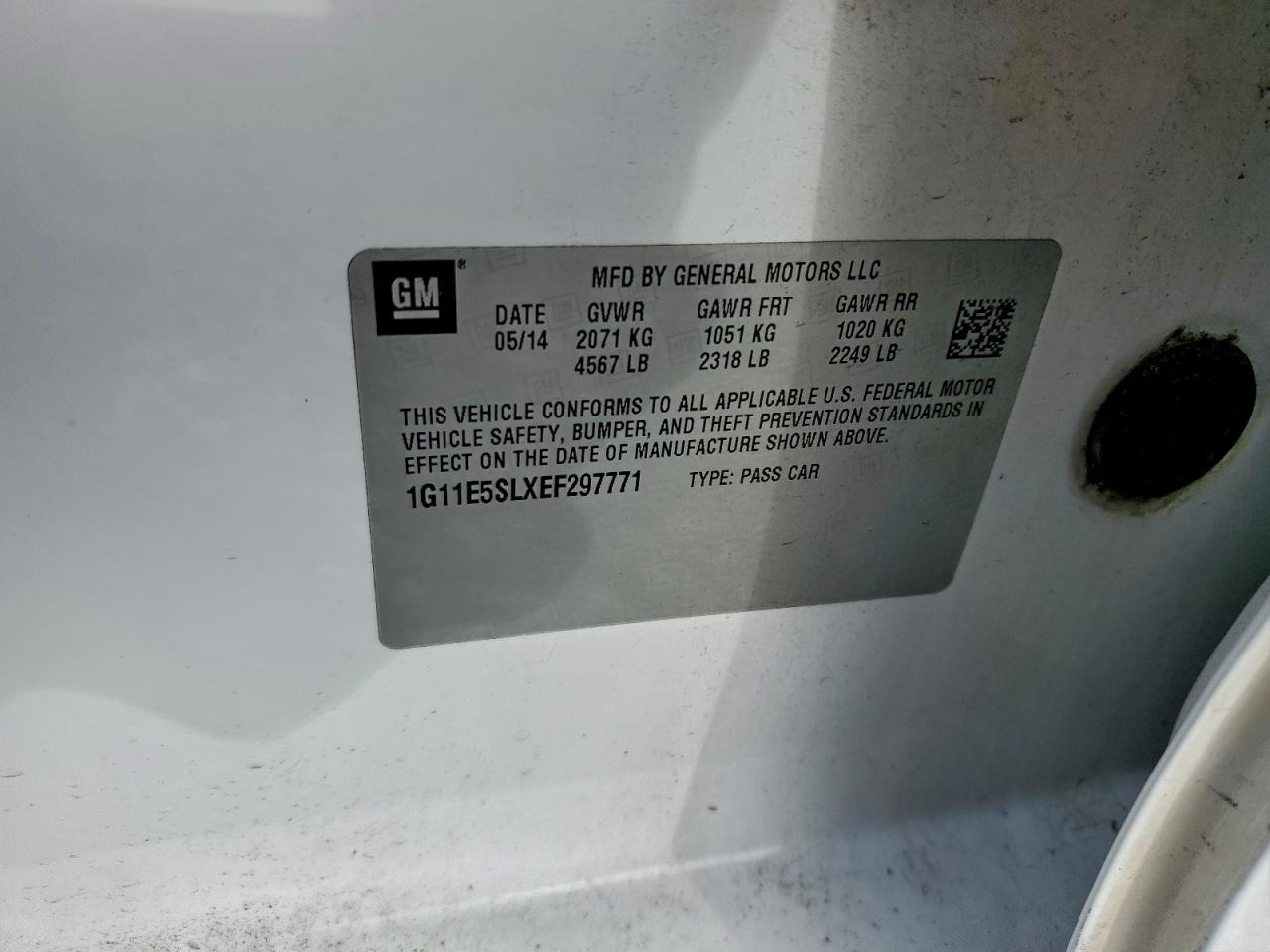2014 CHEVROLET MALIBU 2LT photo 23