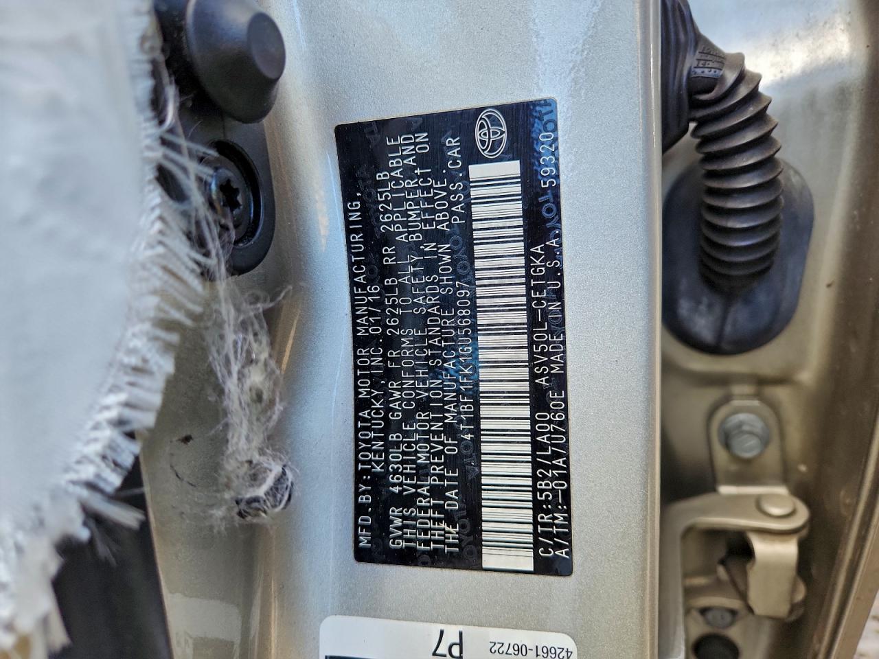 2016 TOYOTA CAMRY photo 23
