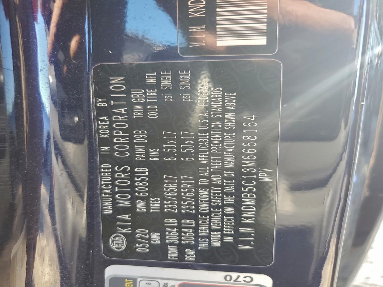2021 KIA SEDONA photo 37
