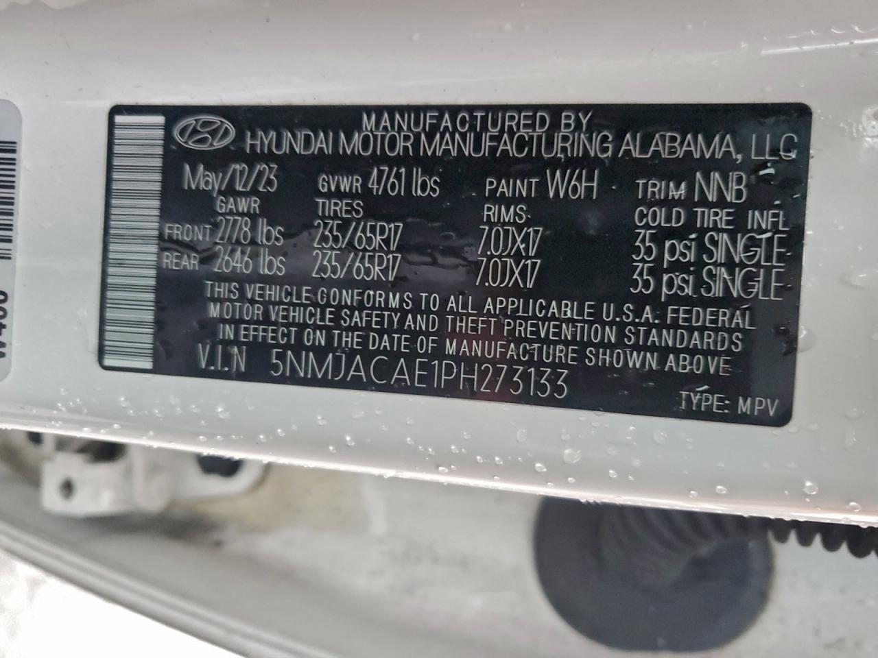 2023 HYUNDAI TUCSON SE photo 13