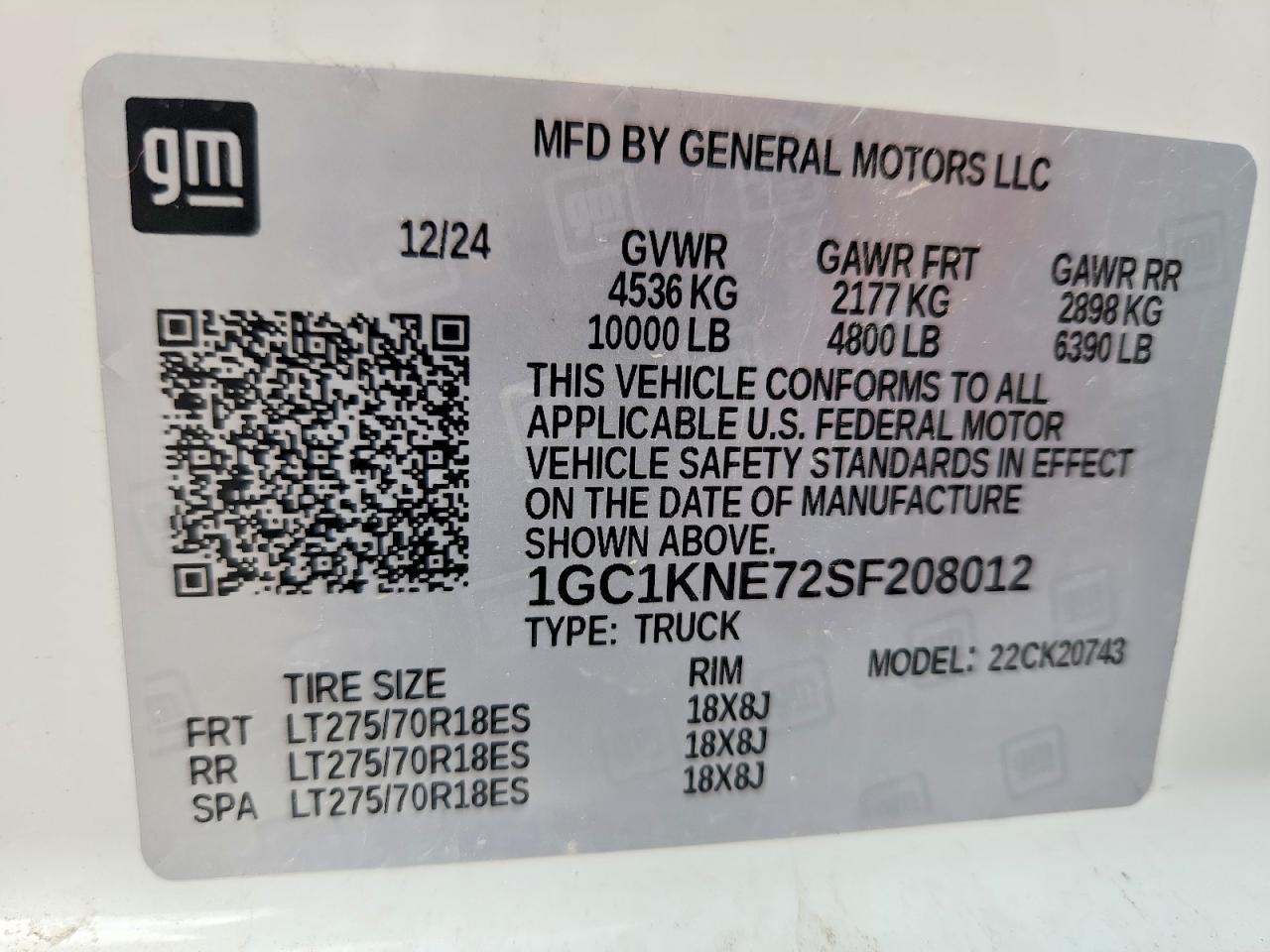 2025 CHEVROLET SILVERADO K2500 HEAVY DUTY LT photo 12