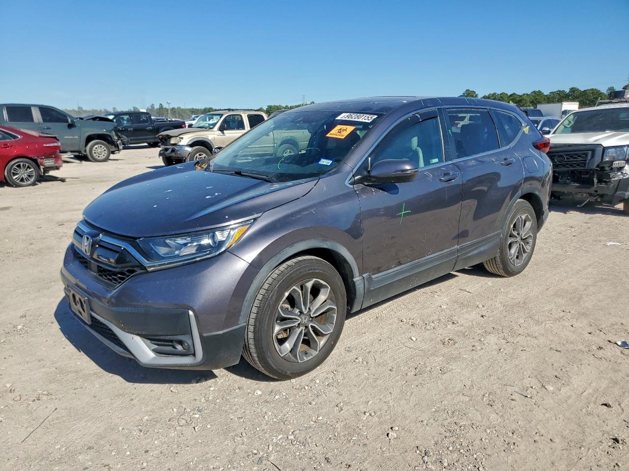 2020 HONDA CR-V EXL — REAR END damage — photo 1