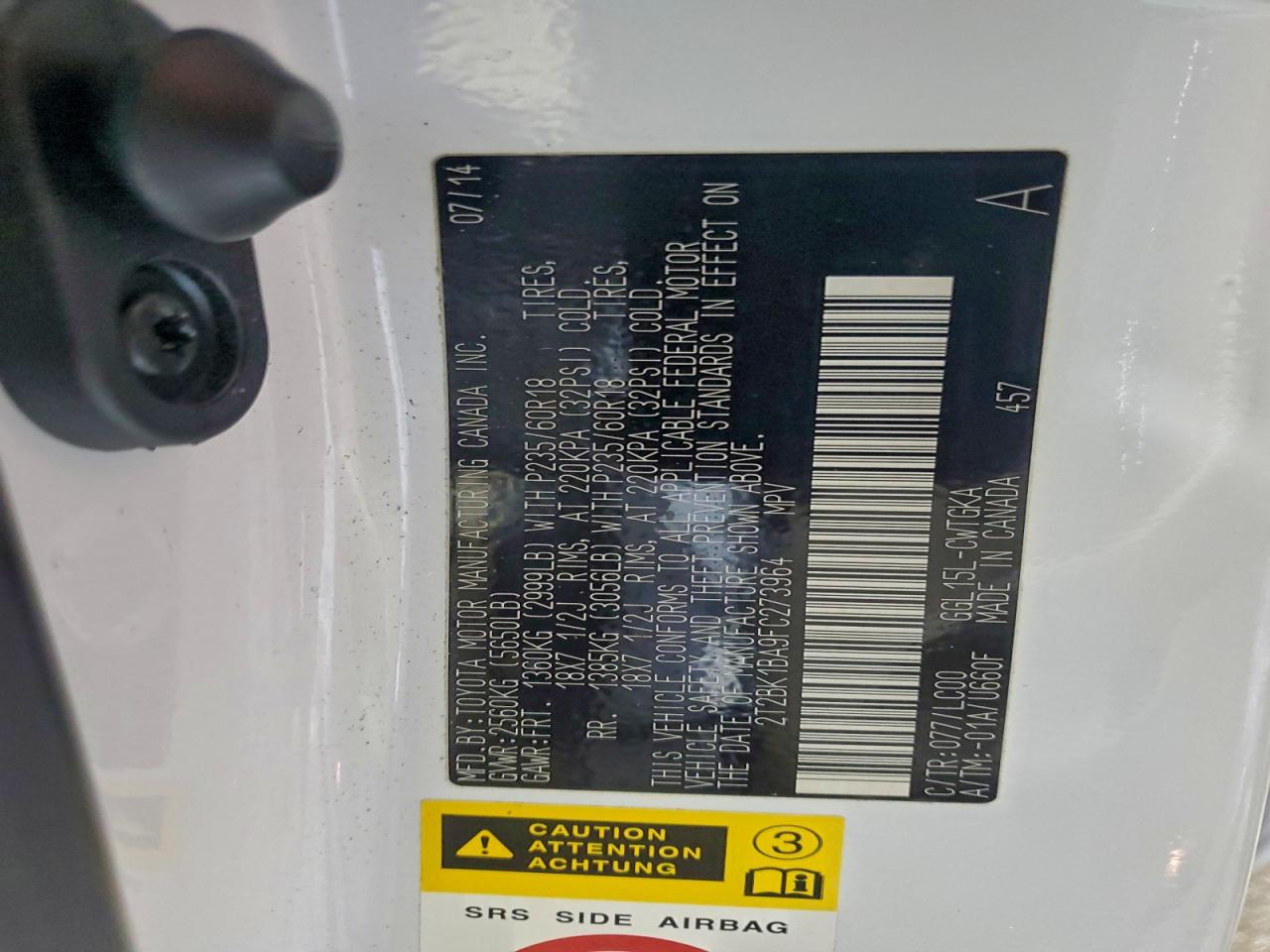2015 LEXUS RX 350 BASE photo 13